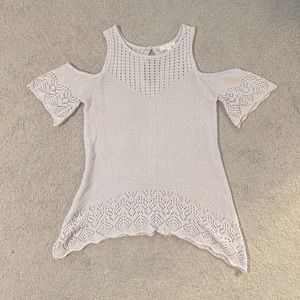 LC Lauren Conrad cold shoulder sweater